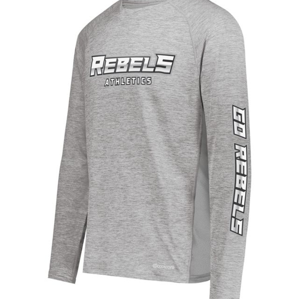 Youth Electrify Long Sleeve Tee Powered by Coolcore(r) Thumbnail