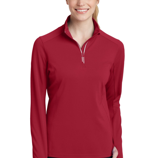 Women's Sport Wick ® Textured 1/4 Zip Pullover Thumbnail