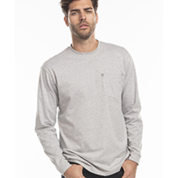 Men's USA Made Flame Resistant Long-Sleeve Pocket T-Shirt Thumbnail