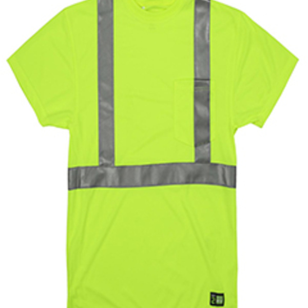 Men's Hi-Vis Class 2 Performance Pocket T-Shirt Thumbnail